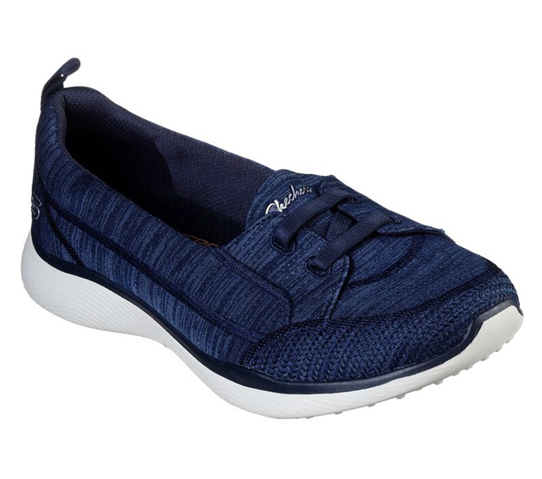 Skechers Dam Marinblå Slip On - Microburst 2.0 - Best Ever - Sverige (VDPQG-0641)